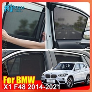For BMW X1 F48 2014-2021 F 48 ic Car Sunshade Shield Custom Mesh Frame Curtain Side Window Sun Shade