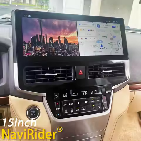Navirider 15inch Android 13 Screen For TOYOTA LAND CRUISER 200 LC200 2016-2021 Car Radio Multimedia 