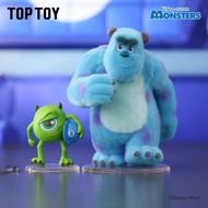 TOPTOY Disney/Pixar Series Monsters, Inc. Work Log Figure Blind Box Sulley & Mike (3.5in×3.5in×5.3in
