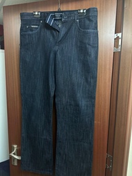 AX Armani 男裝牛仔褲直腳 黑色 w33 Momotaro Jelado Samurai  Buzz Rickson  Lewis  Levis Lee Wrangle Evisu Pherr
