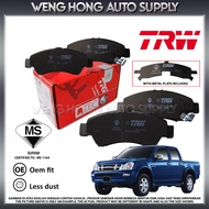 Isuzu Dmax RA RC Front Trw Brake Pad | Brake Disc Pads Original 2005-2012