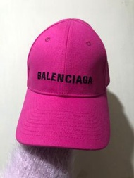 BALENCIAGA桃紅色棒球帽
