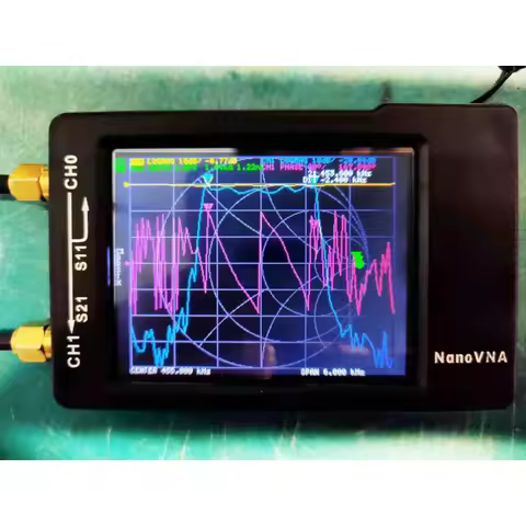 NanoVNA H4 Vector Network Analyzer Antenna Analyzer Shortwave MF HF VHF UHF1950mAh Battery Vector