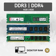 Promo✨ Kingston DDR3/DDR4 4GB/8G/16G 1333/1600/2133/2666/3200 MHz Desktop PC RAM