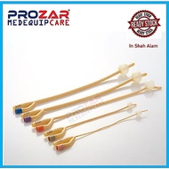 2 WAY FOLEY CATHETER SILICONE COATED - 6FR, 8FR, 10FR, 12FR, 14FR, 16FR, 18FR, 20FR, 22FR, 24FR, 26F