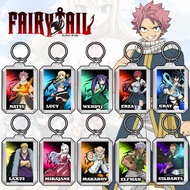 Acrylic Keychain Double Sided DIY, Transparent Keychain Anime [Fairy Tail] Part 1/2