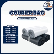 32x44cm 35x50cm 40x55cm Large Size Courier Bag Flyer Premium Grade White Matt Gloss Grey Packaging S