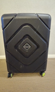 American Tourister Trigard Hard Medium Check-in Spinner Luggage Trolley Bag Black 26 inches 65-69