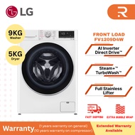 LG 9KG Inverter Front Load Washing Machine/ Washer Dryer (White) FV1209S5WA/ FV1209D4W