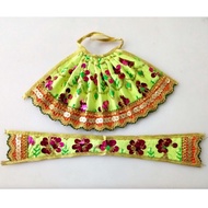 AMMAN PAVADAI (SKIRT) SET READY MADE - SIZE 5 - 14CM