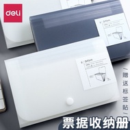 Deli 5561 Mini A6 accordion File Bag Portable Bill Bag Bill Bag