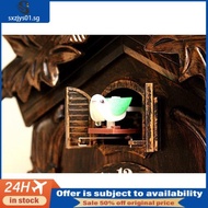 [in stock]Cuckoo Wall Clock Idyllic Living Room Wall Clock Cuckoo Clock Creative Fashion Children's Room Bird Time Clock