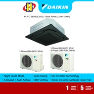 Daikin Air Conditioner (2.0HP-3.0HP/Black Panel) DC Inverter FCF-C Series R32 Ceiling Cassette FCF50C / FCF60C / FCF71C