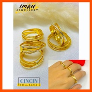 CINCIN NABILA RAZALI Emas Bangkok Titanium Anti Karat by Iman Jewelry