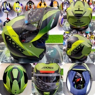 AXXIS MODULAR GECKO FLIP UP HELMET (100% IMPORT FROM SPAIN) WITH ECE 2025 -SHIELD D7 YELLOW