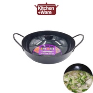 Saemmi Korea Iron Enamel Coated Chinese Wok Non Stick Wok / 18cm / 20cm / 22cm / 24cm / Induction Compatible