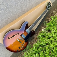 Custom Gibson ES335 Electric Guitar Vintage Sunbusrt Semi Hollow Body Professional Guitar