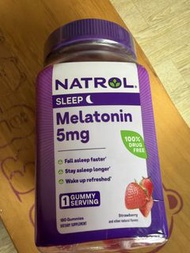 Natrol Sleep Melatonin 5mg 退黑素軟糖(瞓覺糖)