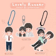 Lovely Runner Ryu Sunjae/ Byeon Woo Seok/ keychain sticker sheet/ kdrama fanart merch/