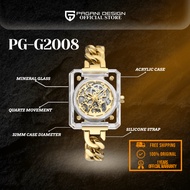 Pagani Gear Jam Tangan Wanita Ladies Stainless Steel Quartz Watch PG-G2008