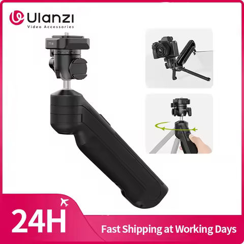 Ulanzi TT38 One-click Quick Release Tripod Uka Tripod Top Handle Grip for Camera Netting bracket wit
