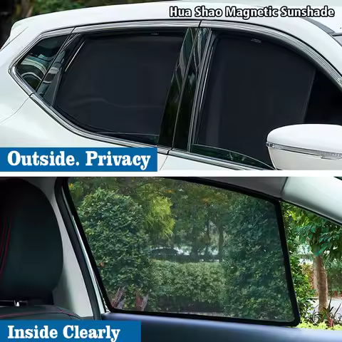 Magnetic Car Sunshade Shield Front Windshield Frame Curtain Sun Shade Accessories for Infiniti QX50 