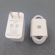 Honor 66W Charger SuperCharge Power Adapter 6A USB Type C Cable For Honor Magic 7 6 5 4 Pro V2 V3 VS