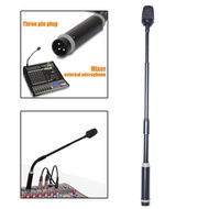 [nvvufknck] Gooseneck Mic Dynamic DJ Mic Easy to Adjust Professional Low Noise XLR Mic Dynamic Micro