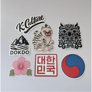 [K-Travel] Korea Landmark & Culture Stickers | Waterproof Luggage Decal | Seoul Busan Souvenir Stick