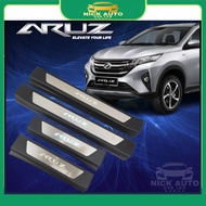 4PCS Perodua Aruz Side Steel Plate/Door Side Step With Led Blue