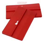 GOGUVO Auxiliary Board, Rectangle PVC Ceiling Auxiliary Board, Labor-saving Tools Red 15×8.5cm Moder