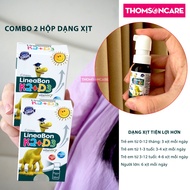 Lineabon D3 K2 Liệu trình 2 Hộp giúp hấp thụ D3K2 canxi bổ sung vitamin D3 cho trẻ sơ sinh giảm còi