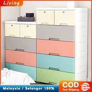 Plastic Drawer Baju 5 Layer With Lock Storage Drawer Cabinet/Plastic Drawer Storage Cabinet/Almari B