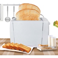PROMOTION เครื่องปิ้งขนมปัง 2 ช่อง เครื่องปิ้งขนมปัง เครื่องปิ้ง ปรับความร้อน 6ระดับ ปุ่มใหญ่ - สีวอร์มไวท์ E0016 HOT เครื่อง ปิ้ง ขนมปัง เตา ปิ้ง ขนมปัง ที่ ปิ้ง ขนมปัง ปัง ปิ้ง เตา ไฟฟ้า