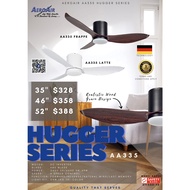 AeroAir AA335 35" / 46" / 52" Hugger Series Ceiling Fan with 24W Tri Tone LED