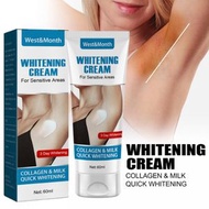 其他品牌 - West&Month 腋下亮白霜 腋下美白霜 腋下提亮霜 膚色遮瑕膏 私處滋潤 細膩質地 美膚霜