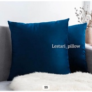 Sofa cushion cover 30x30 40x40 45x45 50x50 60x60 plain premium suede material