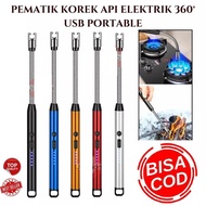 TERLARIS PEMANTIK KOMPOR ELEKTRIK PEMANTIK LISTRIK USB WINDPROOF PULSE LIGHTER USB CHARGE RECHARGE |