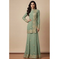 KURUNG SAREE SAGE GREEN