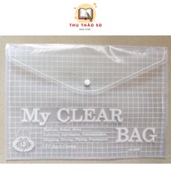 [ APPROXIMATELY 12C ] A4 F4 button cover/ shirt cover with A4 F4 button.- Thu Thao Stationery file f