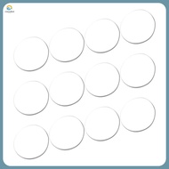 12 Pcs Kitchen Cabinets Cup Washer Clear Cupboard Bumpers 2.00X2.00X0.30CM Transparent PP