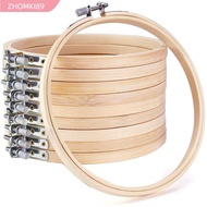ZHOMKI89 Cross  Frame Fashion Needlecraft Diy Round Loop