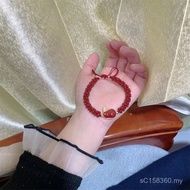 Design Rabbit Temperament Style Accessories Elegant Bracelet with Natural Red Agate Girls Red Agate 