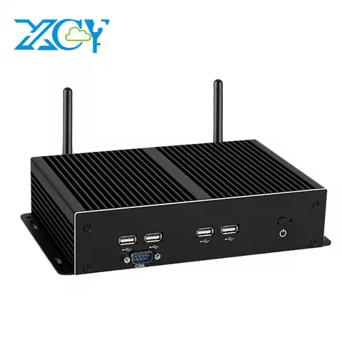 XCY X26A Industrial PC 6xDB9 RS232 RS485 4xEthernet Intel Core i7-4600U i5-4300U i3-5005U 6xUSB HDMI