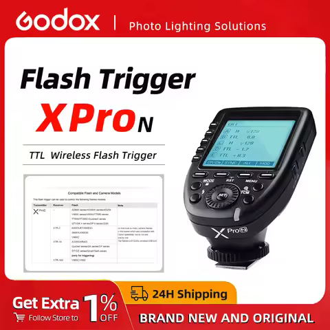 Godox XPro Xpro-C Xpro-S Xpro-N Xpro-F Wireless Flash Trigger TTL HHS Transmitter for Canon Nikon So