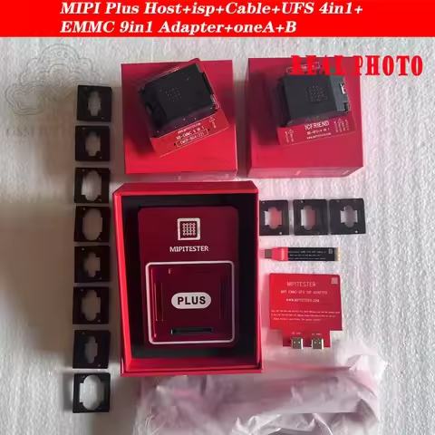 MIPI plus host + isp +cable +Ufs 4 in 1 + Emmc 9 in 1 Adapter + one A- B