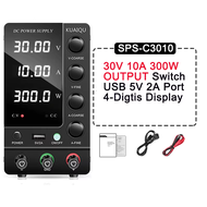 KUAIQU เครื่องจ่ายไฟ DC Power Supply พาวเวอร์ซัพพลาย DC ชาร์จเร็ว ปรับได้ พร้อมพอร์ต USB Type-C 12V 