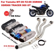 Slip On For Yamaha MT-09 FZ-09 FJ09 MT09 TRACER 900 GT 2015-2021 Full Motorcycle Systems Exhaust 4