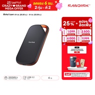SanDisk Extreme Pro Portable SSD 4TB SDSSDE82 up to 3800 MB/s read speed2 3700MB/s write speed 4x7 B