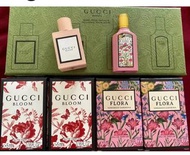 Gucci Bloom &amp; Gucci Floral 香水套裝 5ml x4(批發另議)